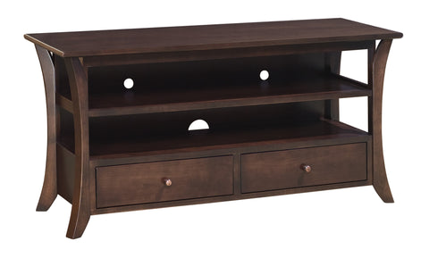 Furniture Store Indianapolis Living Room TV Console Solid Wood Custom USA Made