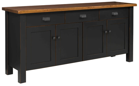 Solid Hardwood Buffet Hutch USA Made Dining Room Furniture HomePlex Furniture Featuring USA Made Quality Furniture