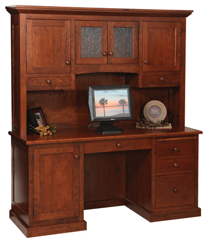 Solid Hardwood Office Furniture Executive Desk HomePlex Furniture Featuring Quality USA Furntiure Indianapolis Indiana
