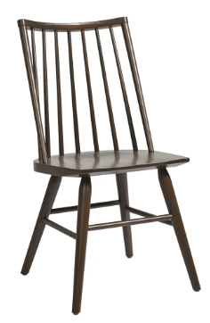 Amish Made USA Solid Hardwood Upholstered Dining Chair