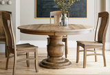 Amish Made USA Solid Hardwood pedestal table 