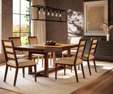 Amish Solid Hardwood Audrey Trestle Dining Room Table