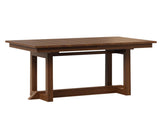 Amish Solid Hardwood Audrey Trestle Dining Room Table