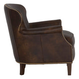 Comfortable Leather USA Made Custom Accent Chair Furniture Stores Indianapolis