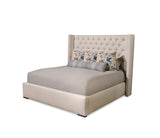 Upholstered Bed Queen King Custom USA  Made Furniture Furniture Store Indianapolis and Carmel 