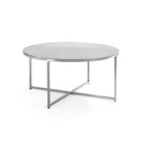 Custom metal USA made John Round Cocktail Table furniture store Indianapolis Indiana
