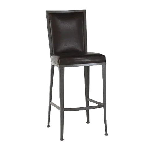 Custom metal USA made Luca Upholstered barstools and Dining furniture store Indianapolis Indiana