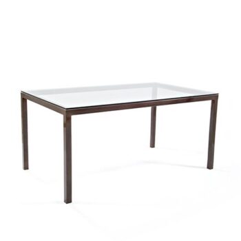 Custom USA Made Metal Parsons Dining Table