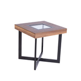Custom metal USA made Xander End Table furniture store Indianapolis Indiana