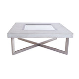 Custom metal USA made Xander Square Cocktail Table furniture store Indianapolis Indiana