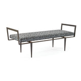 Custom metal USA made Zia Bench Furniture Store Indianapolis Indiana
