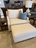 Floor Sample Chair and Ottoman