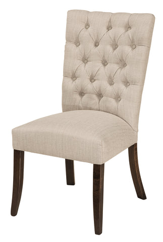 Solid Hardwood Dining Room Alana Chair - HomePlex Furniture Featuring USA Made Quality Furniture