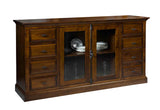 Solid Hardwood Buffet Hutch USA Made Dining Room Furniture HomePlex Furniture Featuring USA Made Quality Furniture