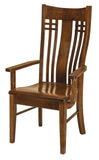 Solid Hardwood Dining Room Bennett Chair - HomePlex Furniture Featuring USA Made Quality Furniture