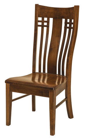 Solid Hardwood Dining Room Bennett Chair - HomePlex Furniture Featuring USA Made Quality Furniture