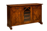 Solid Hardwood Buffet Hutch USA Made Dining Room Furniture HomePlex Furniture Featuring USA Made Quality Furniture