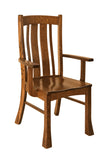 Solid Hardwood Dining Room Breckenridge Chair - HomePlex Furniture Featuring USA Made Quality Furniture