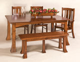 Solid Hardwood Dining Room Breckenridge Chair - HomePlex Furniture Featuring USA Made Quality Furniture