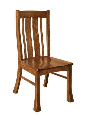 Solid Hardwood Dining Room Breckenridge Chair - HomePlex Furniture Featuring USA Made Quality Furniture