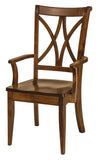 Solid Hardwood Dining Room Callahan Chair - HomePlex Furniture Featuring USA Made Quality Furniture