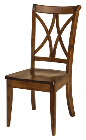 Solid Hardwood Dining Room Callahan Chair - HomePlex Furniture Featuring USA Made Quality Furniture