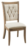 Solid Hardwood Dining Room Chelsea Chair - HomePlex Furniture Featuring USA Made Quality Furniture