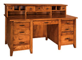 Country Squire Desk Solid Wood Office furniture store Indianapolis Carmel Indiana drw