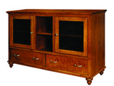 Duchess Collection Solid Hardwood TV Console at HomePlex Furniture USA made Quality Furniture