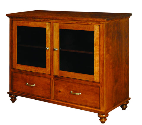 Duchess Collection Solid Hardwood TV Console at HomePlex Furniture USA made Quality Furniture