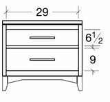 Solid Hardwood Bedroom Furniture High Quality USA Made Furniture Store Indianapolis Fishers Carmel Nightstand