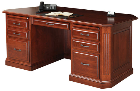 Computer Workstation  Hardwood Artisans Handcrafted Office Furniture