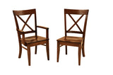 Solid Hardwood Dining Room Frontier Chair - HomePlex Furniture Featuring USA Made Quality Furniture