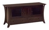 Furniture Store Indianapolis Living Room TV Console Solid Wood Custom USA Made 