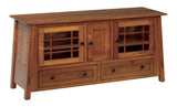 Furniture Store Indianapolis Living Room TV Console Solid Wood Custom USA Made 