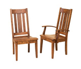 Solid Hardwood Dining Room Jacoby Chair - HomePlex Furniture Featuring USA Made Quality Furniture