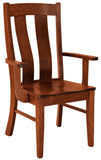 Solid Hardwood Dining Room Laurie Chair - HomePlex Furniture Featuring USA Made Quality Furniture