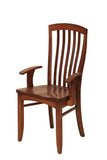 Solid Hardwood Dining Room Malibu Chair - HomePlex Furniture Featuring USA Made Quality Furniture