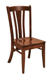 Solid Hardwood Dining Room Meridan Chair - HomePlex Furniture Featuring USA Made Quality Furniture