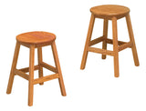 Solid Hardwood Dining Room Oakley Stool Chair - HomePlex Furniture Featuring USA Made Quality Furniture