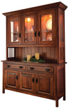 Solid Hardwood Buffet Hutch USA Made Dining Room Furniture HomePlex Furniture Featuring USA Made Quality Furniture