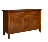 Solid Hardwood Buffet Hutch USA Made Dining Room Furniture HomePlex Furniture Featuring USA Made Quality Furniture