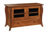 Furniture Store Indianapolis Living Room TV Console Solid Wood Custom USA Made 