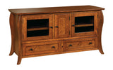 Furniture Store Indianapolis Living Room TV Console Solid Wood Custom USA Made MC1849TV