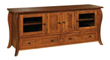 Furniture Store Indianapolis Living Room TV Console Solid Wood Custom USA Made 