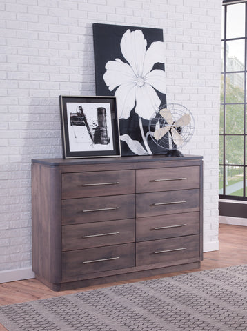 dresser luxury Acme Ragenardus (Vintage Oak) painted floral door panels Luxury dresser with Carrara marble