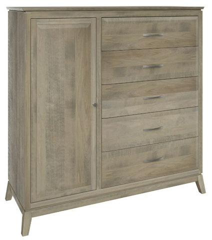 Saratoga Gentlemans Chest Solid Hardwood Bedroom Furniture Store Indianapolis Carmel Indiana USA Made