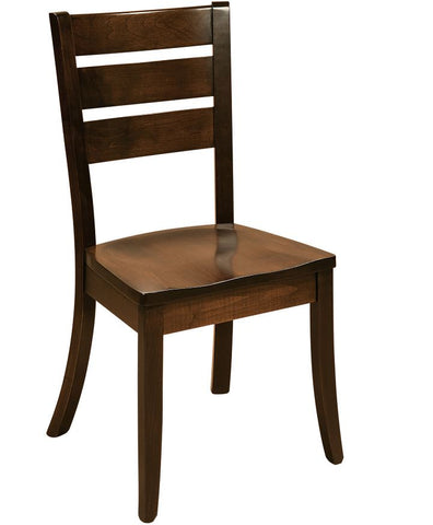 Solid Hardwood Dining Room Savannah Chair - HomePlex Furniture Featuring USA Made Quality Furniture