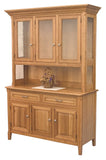 Solid Hardwood Buffet Hutch USA Made Dining Room Furniture HomePlex Furniture Featuring USA Made Quality Furniture