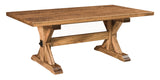 Solid Hardwood Dining Room Table Furniture Store Indianapolis Indiana Austin Trestle Table 